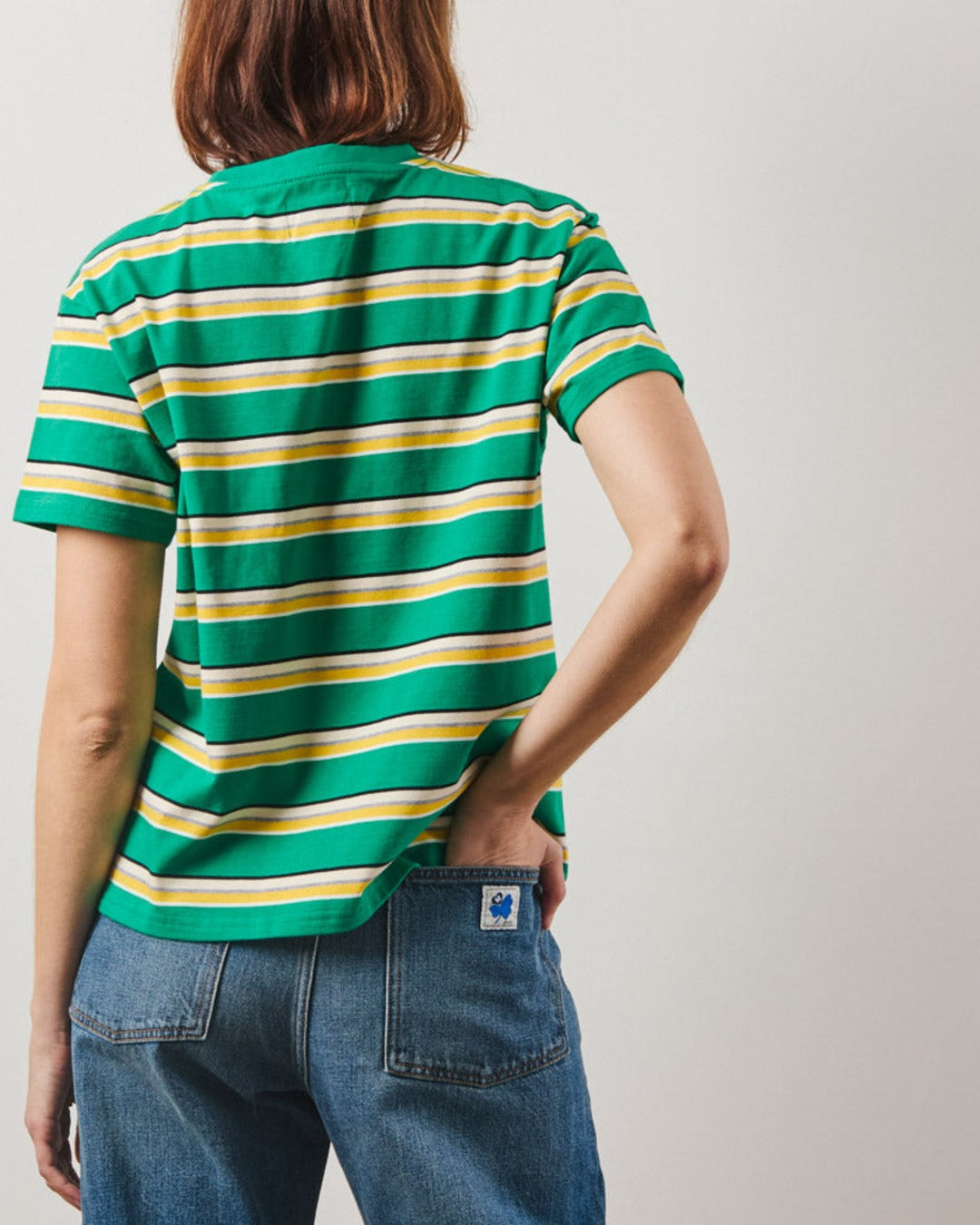Merci - Lola Stripes T-Shirt - Green
