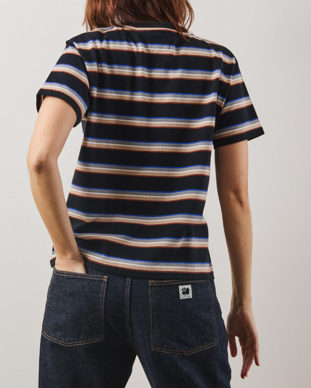 Merci - T-Shirt Lola Stripes - Noir
