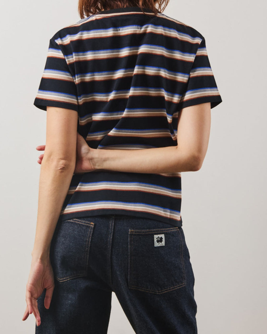 Merci - T-Shirt Lola Stripes - Noir