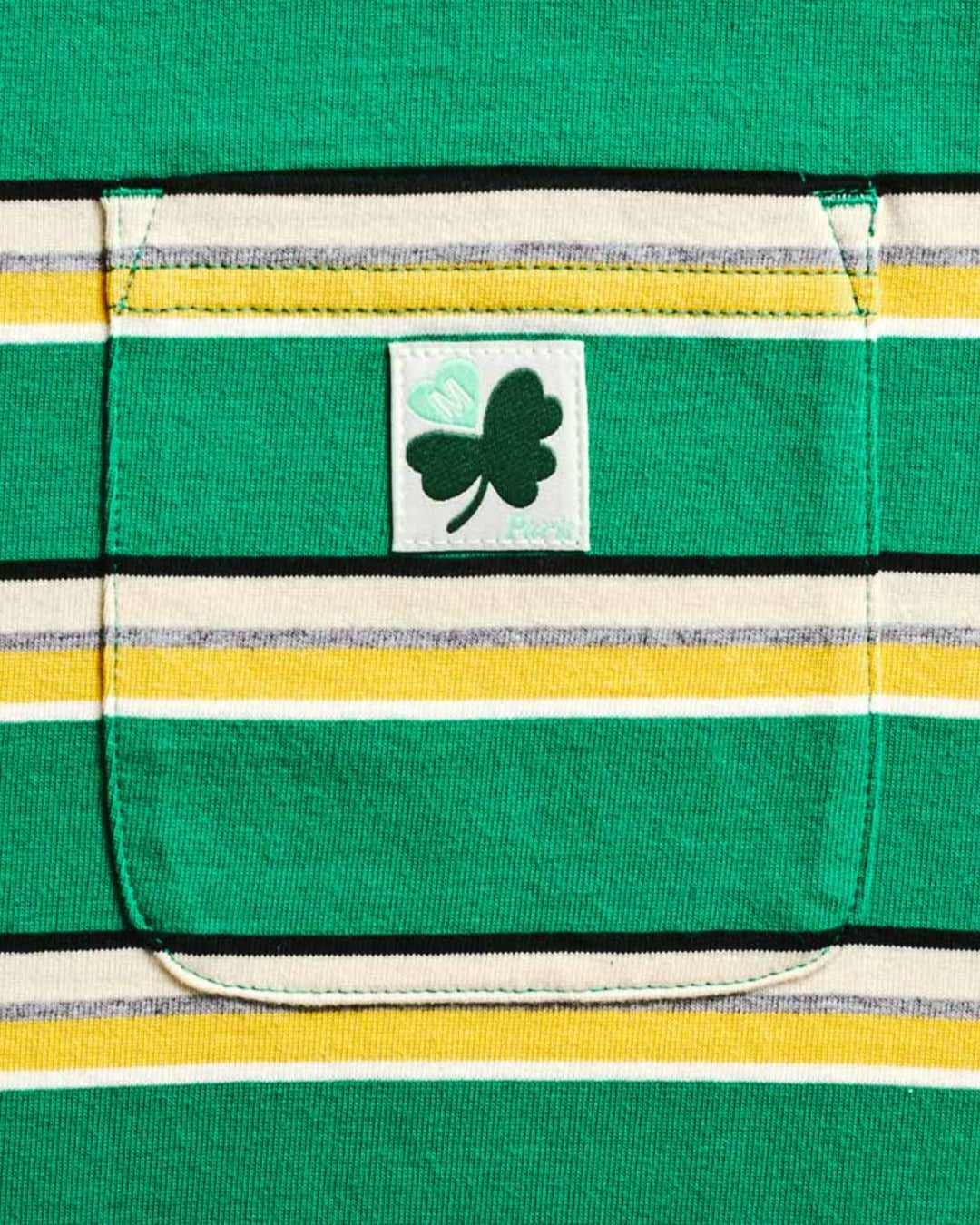 Merci - T-Shirt Nora Stripes - Vert