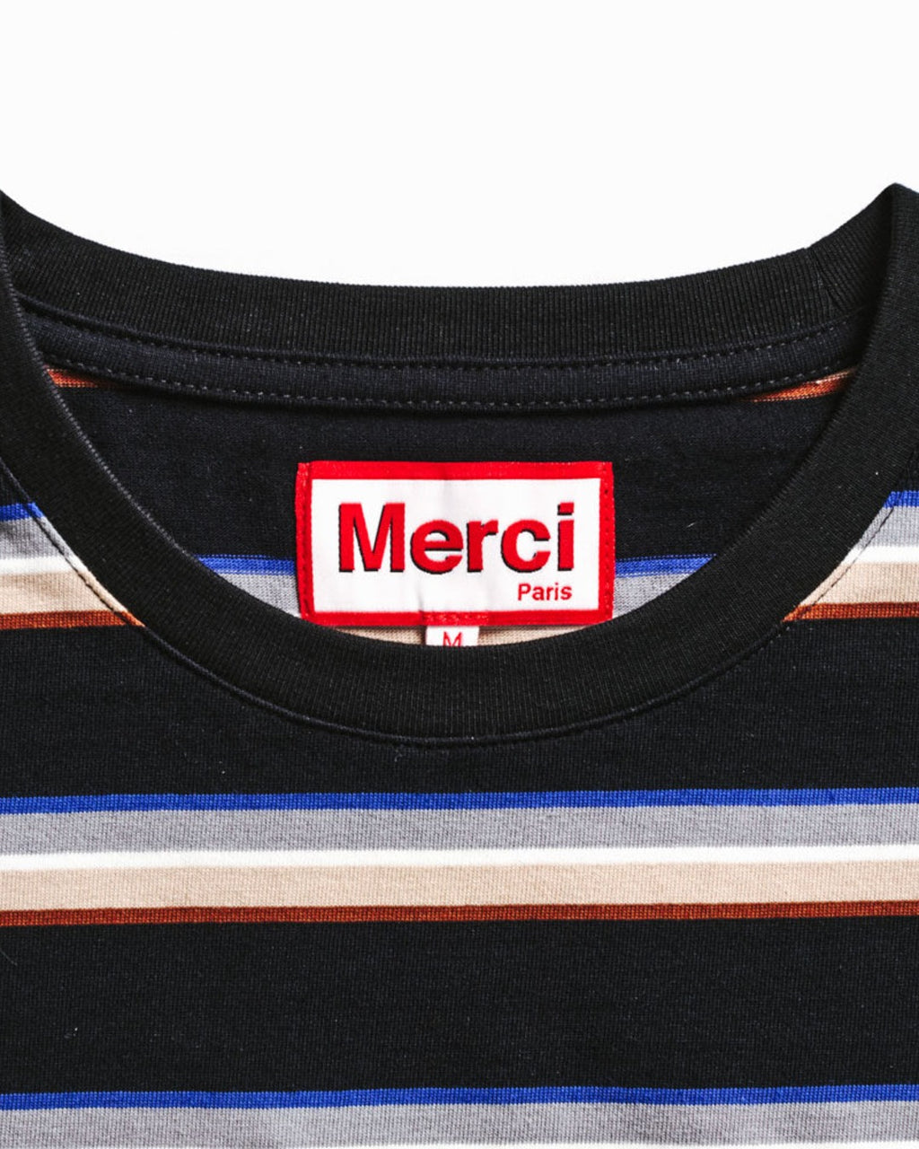 Merci - T-Shirt Nora Stripes - Noir