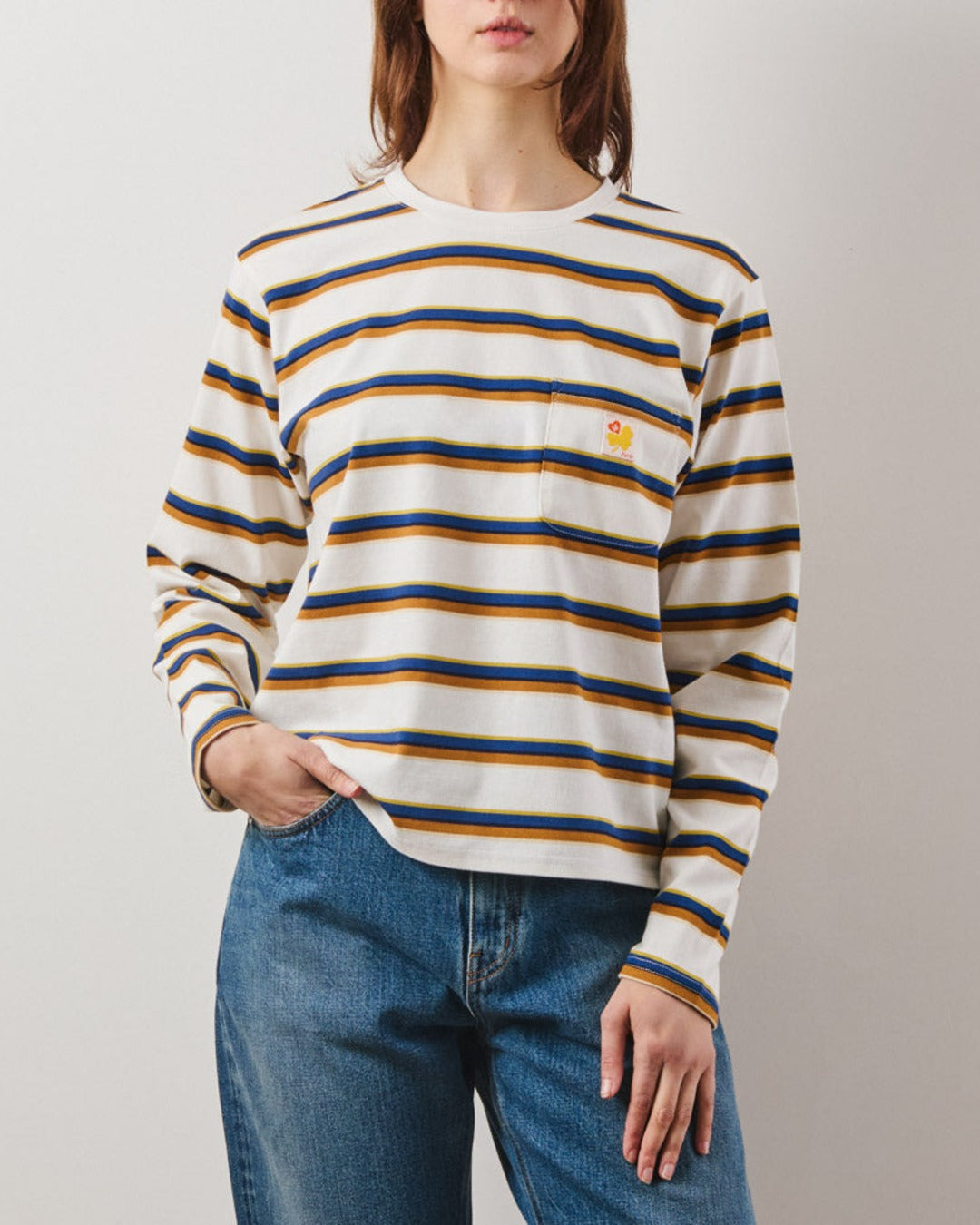 Merci - Nora Stripes T-Shirt - Cream
