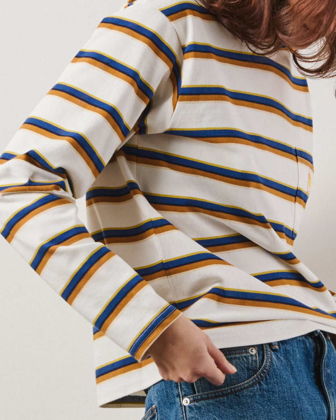 Merci - Nora Stripes T-Shirt - Cream
