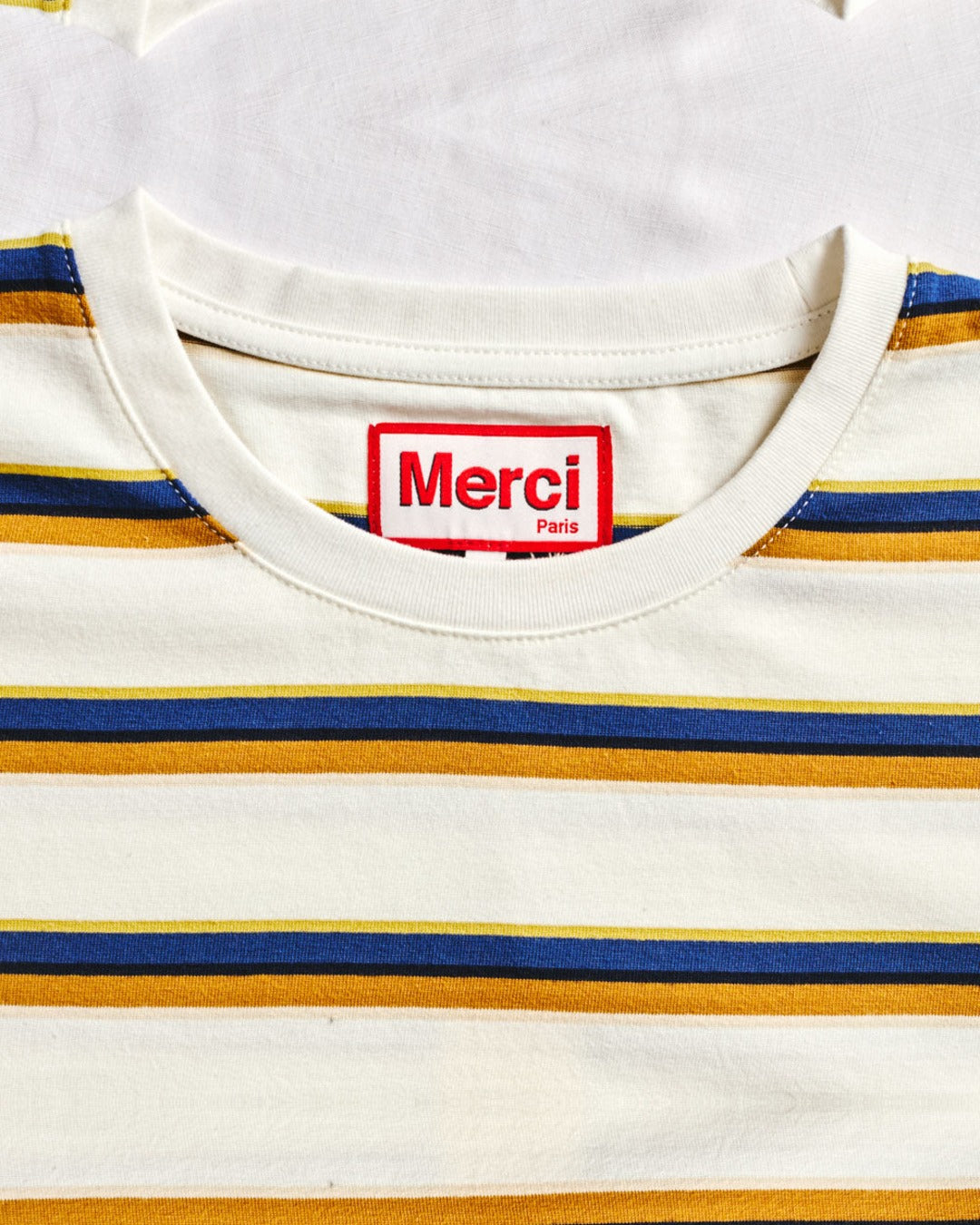 Merci - T-Shirt Nora Stripes - Crème
