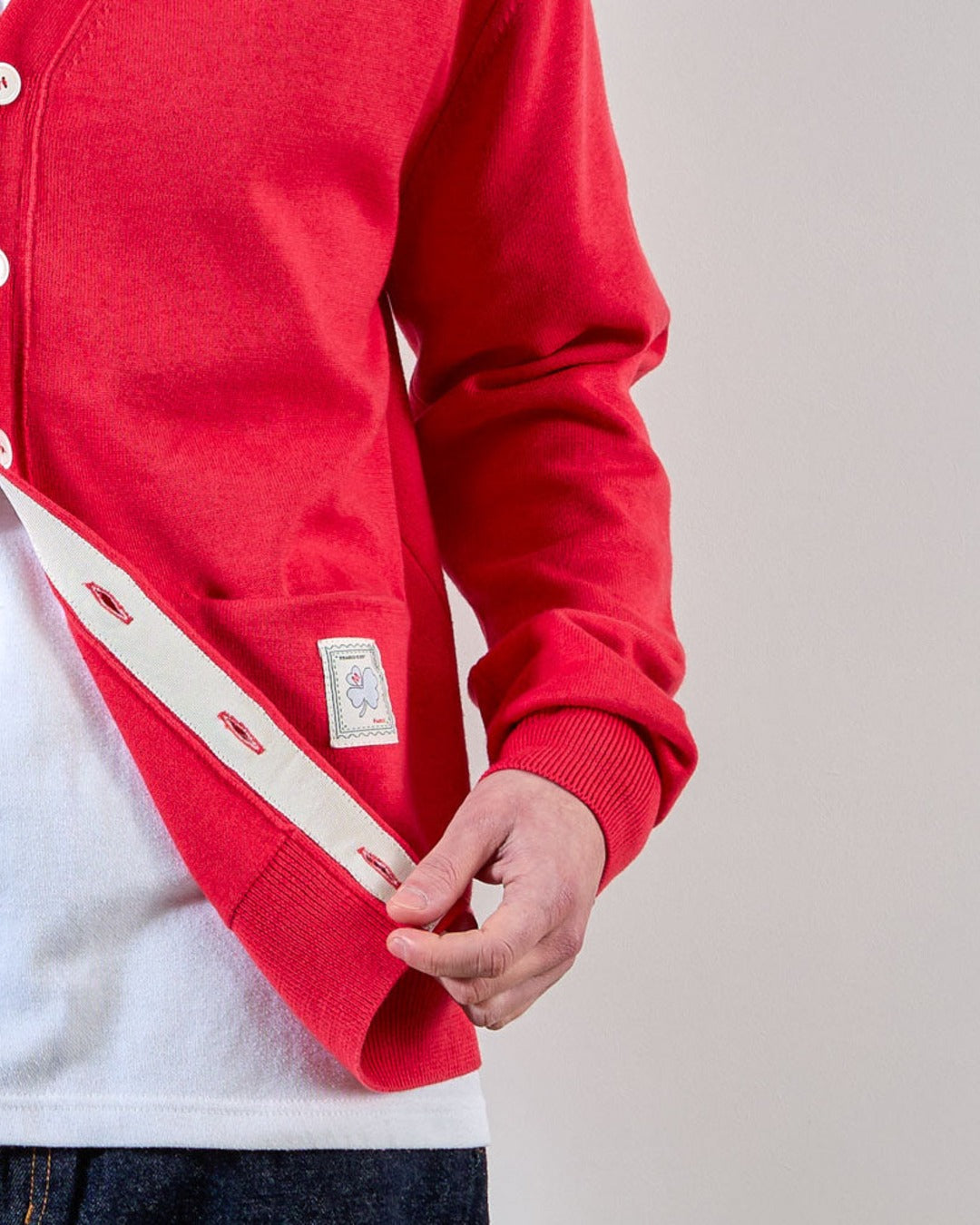 Merci - Maximilien Cardigan - Red