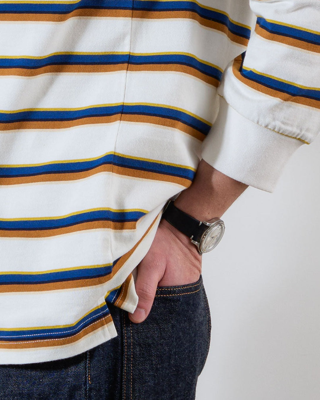 Merci - Polo Caden Stripes - Beige