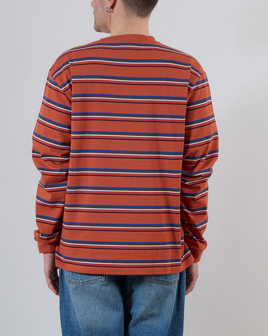 Merci - T-shirt Vadim Stripes LS - Hearth