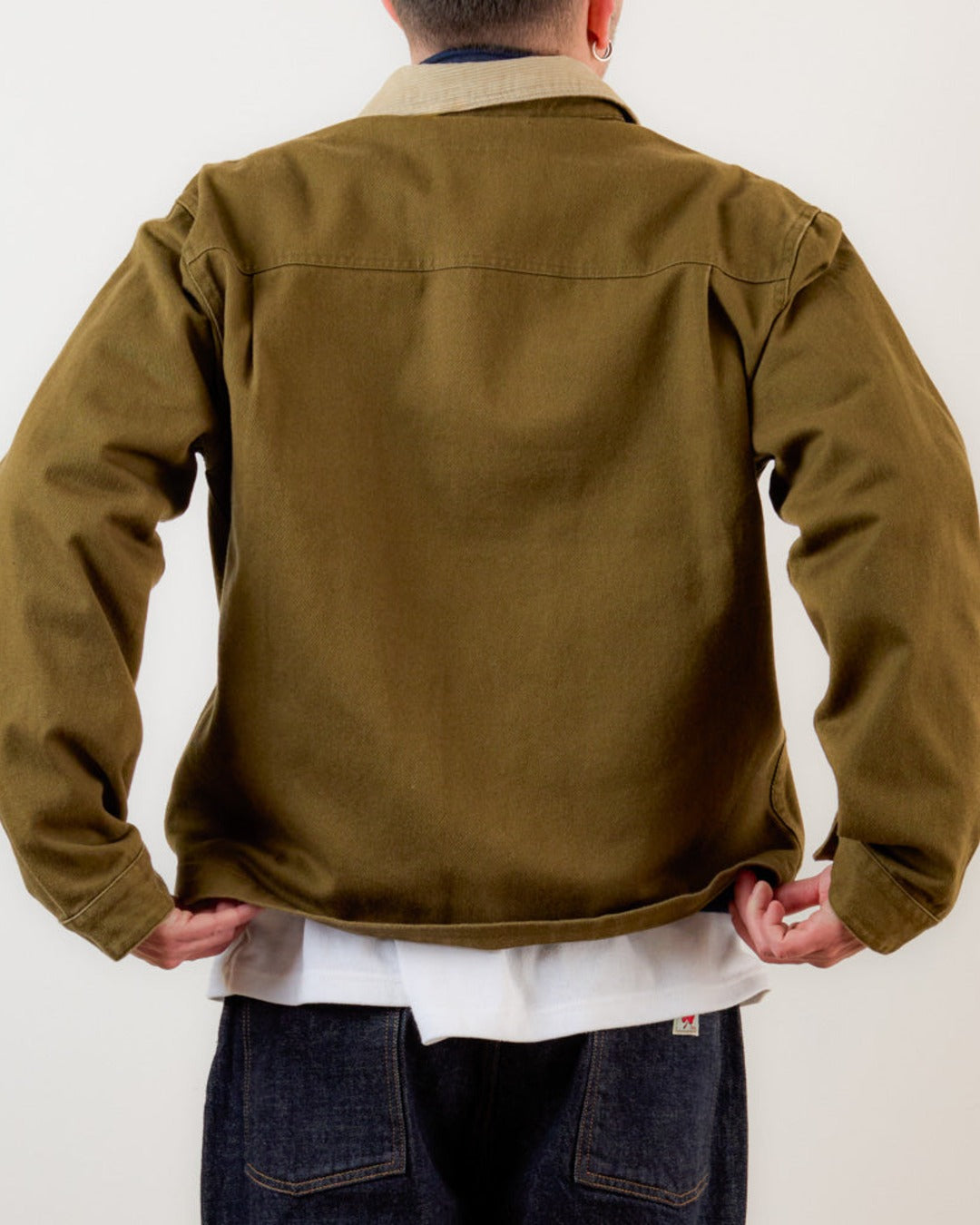 Merci - Veste Marvin - Olive & Crème