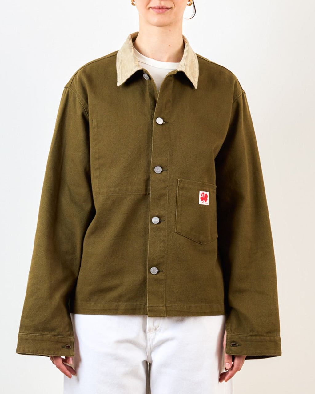 Merci - Veste Marvin - Olive & Crème