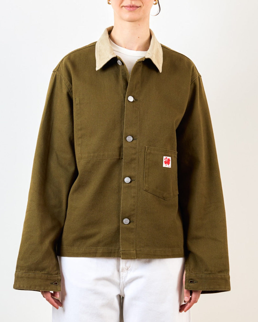 Merci - Veste Marvin - Olive & Crème