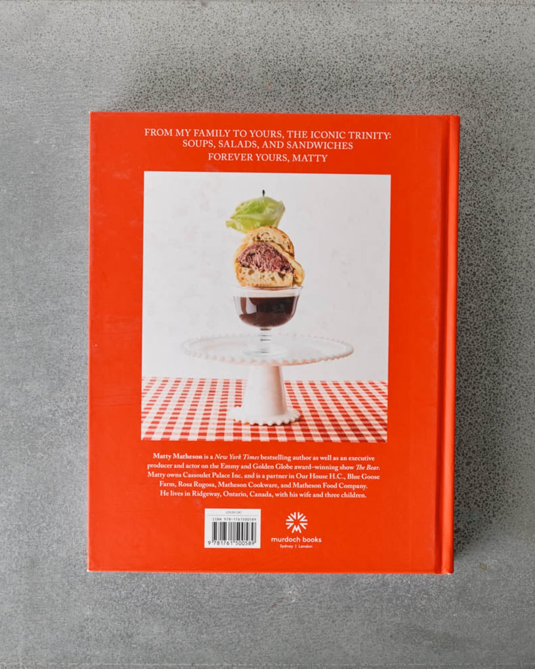 Livre - Soups Salads Sandwiches