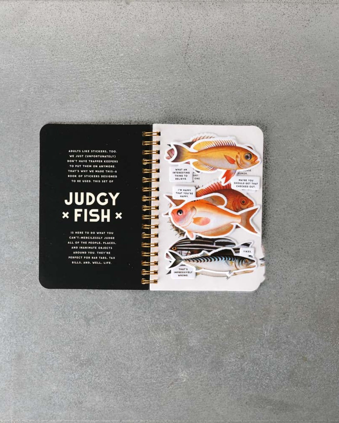 Book - Judgy Fish Sticker Book