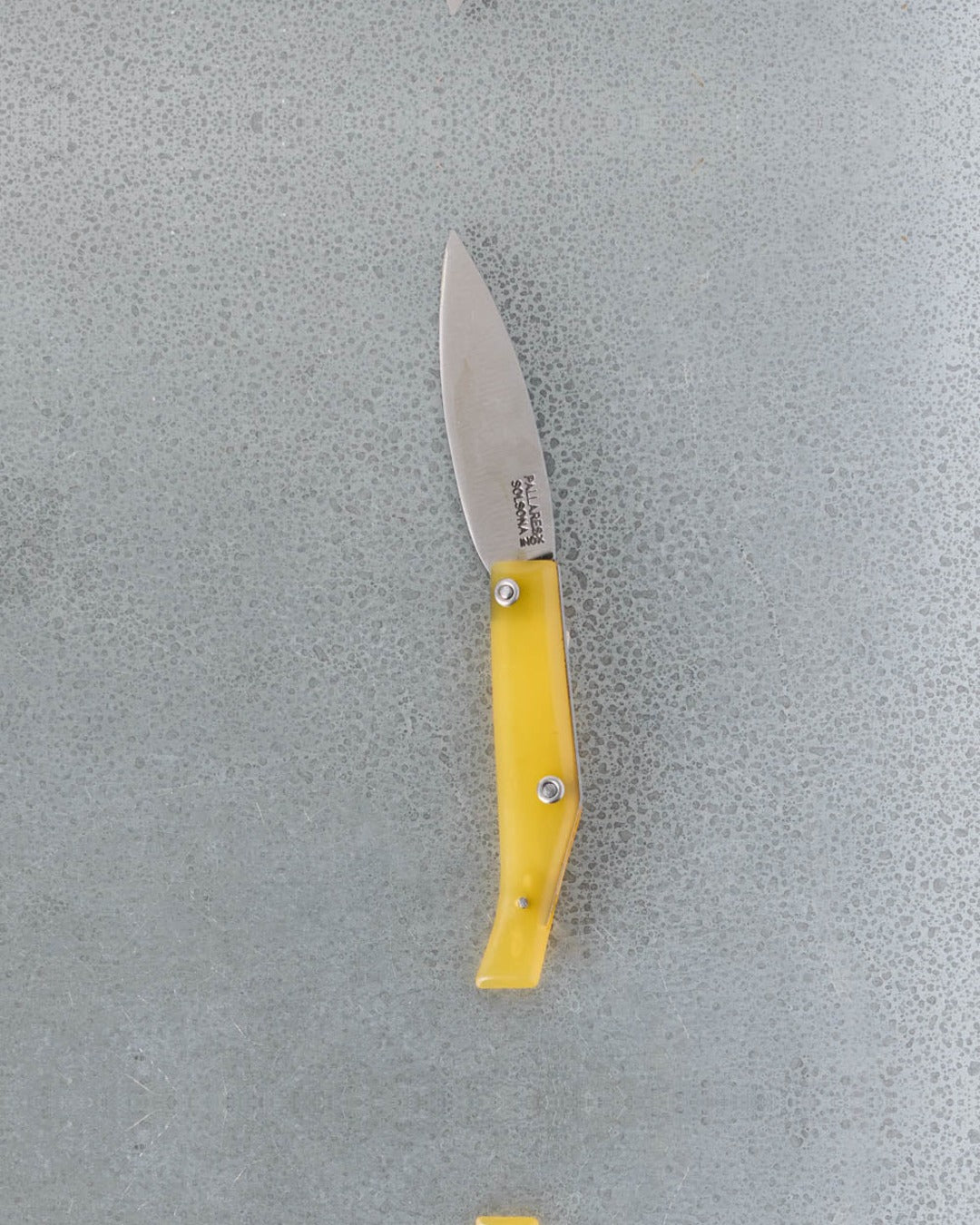 Pallares Solsona - Couteau Commun En Inox - Jaune