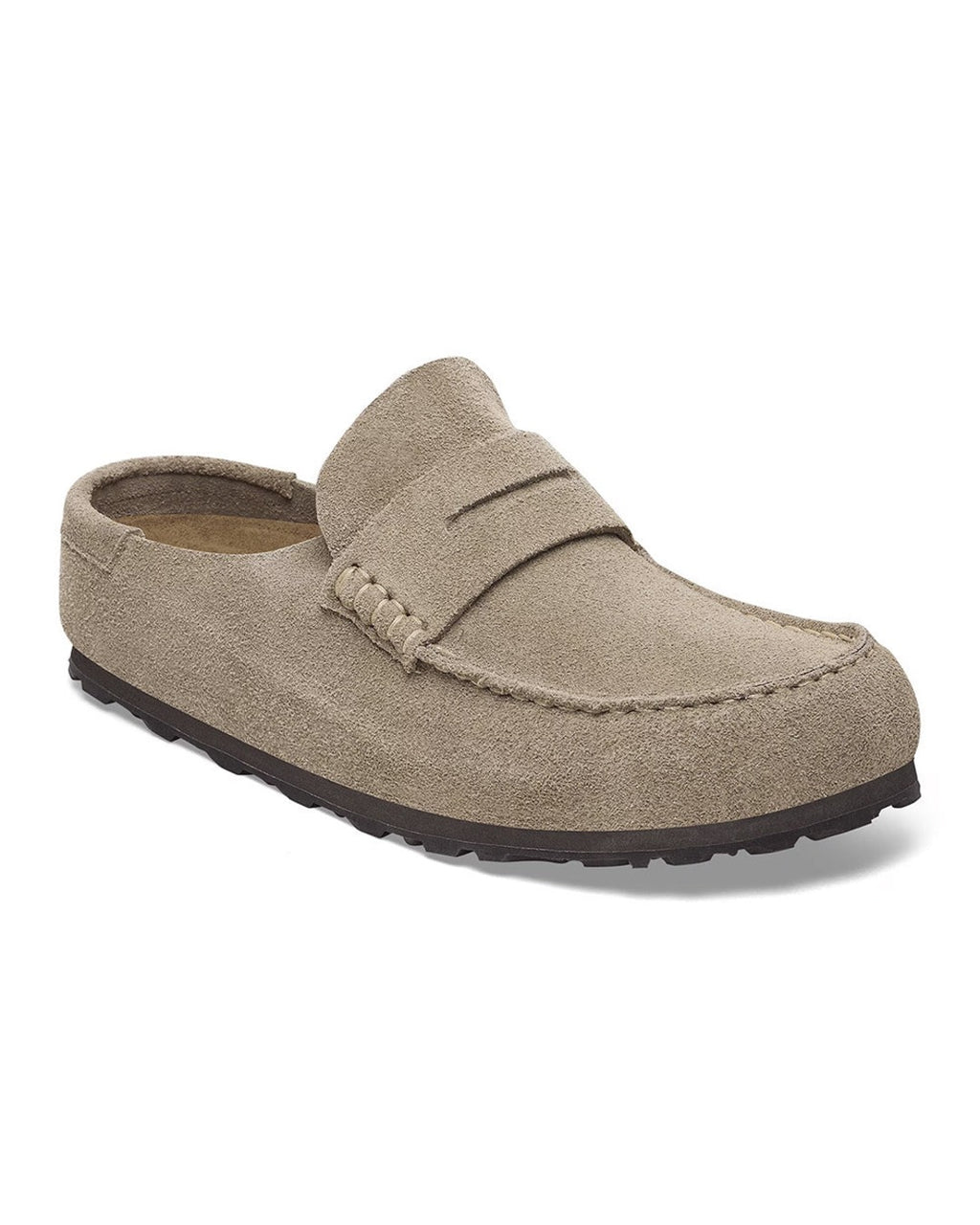 Birkenstock - Naples Suede Loafers - Taupe