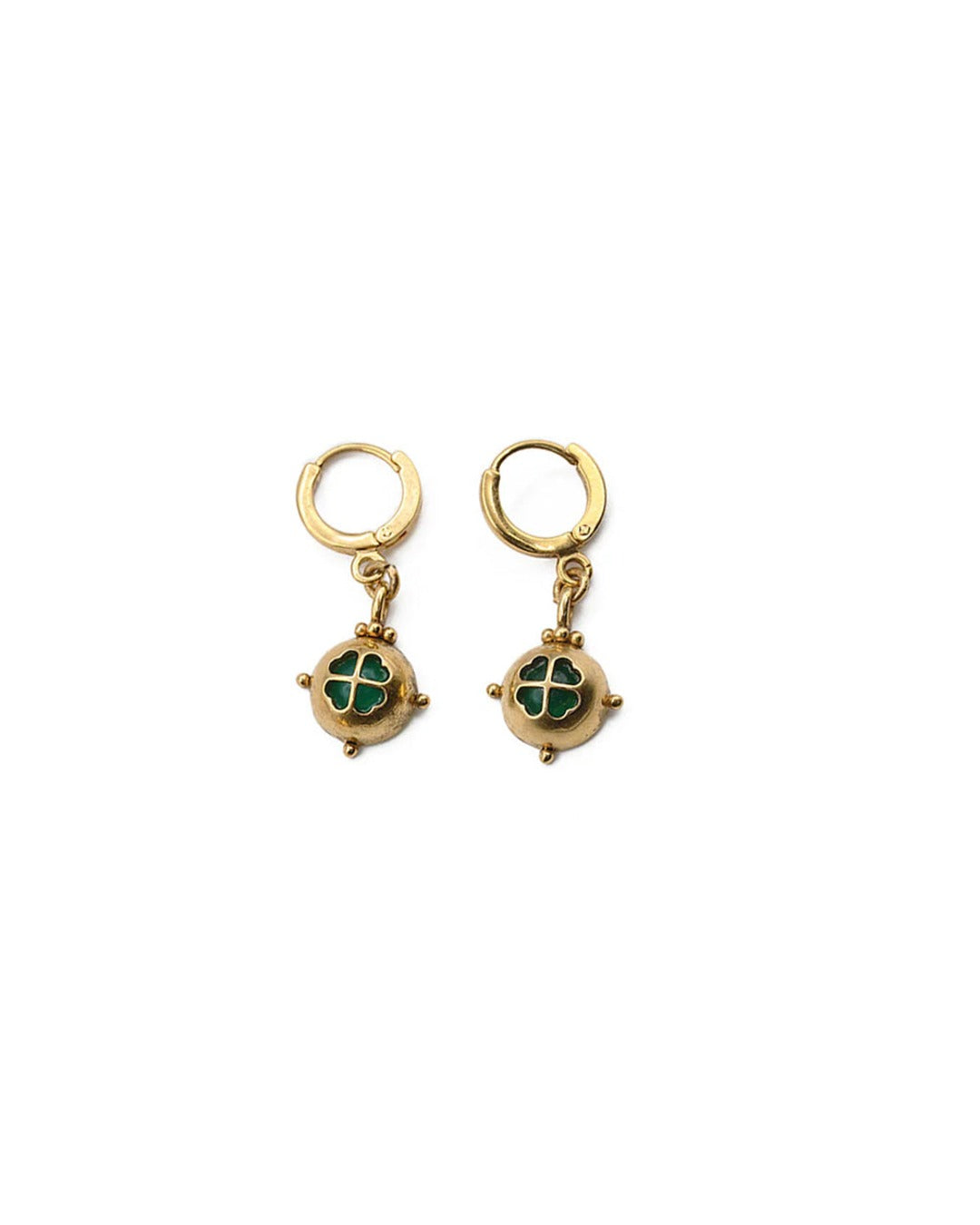 La2L - Mini Boucles D'Oreilles Symbole - Trefle