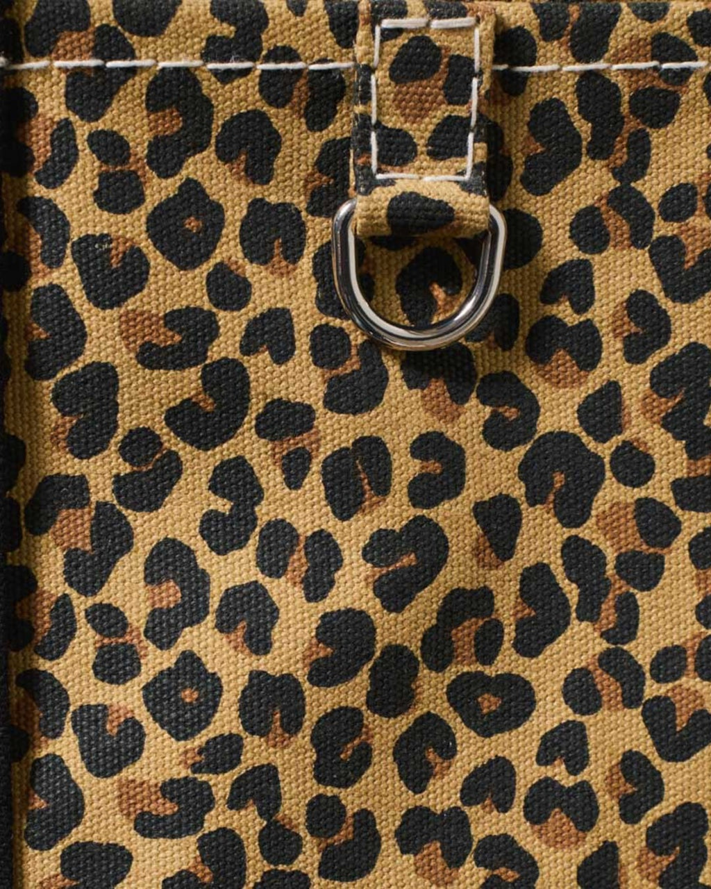 Merci - Candide shopping bag in canvas - Leopard & Black