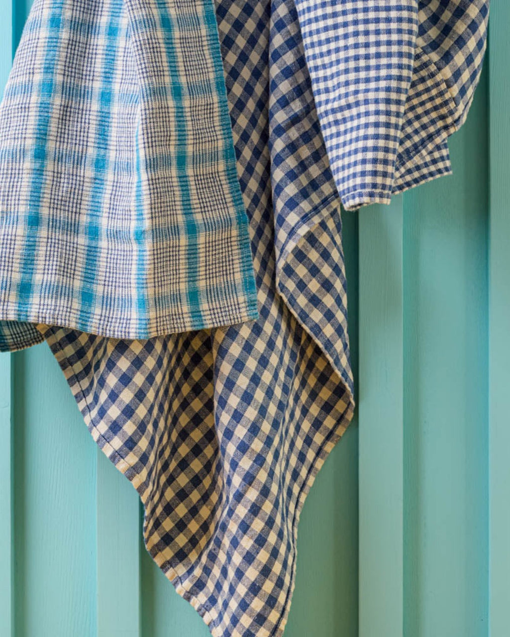 Merci - Bedcover in washed linen - Patchwork