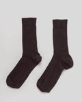 Baserange - Chaussettes Mi-Hautes Côtelées - Tactile