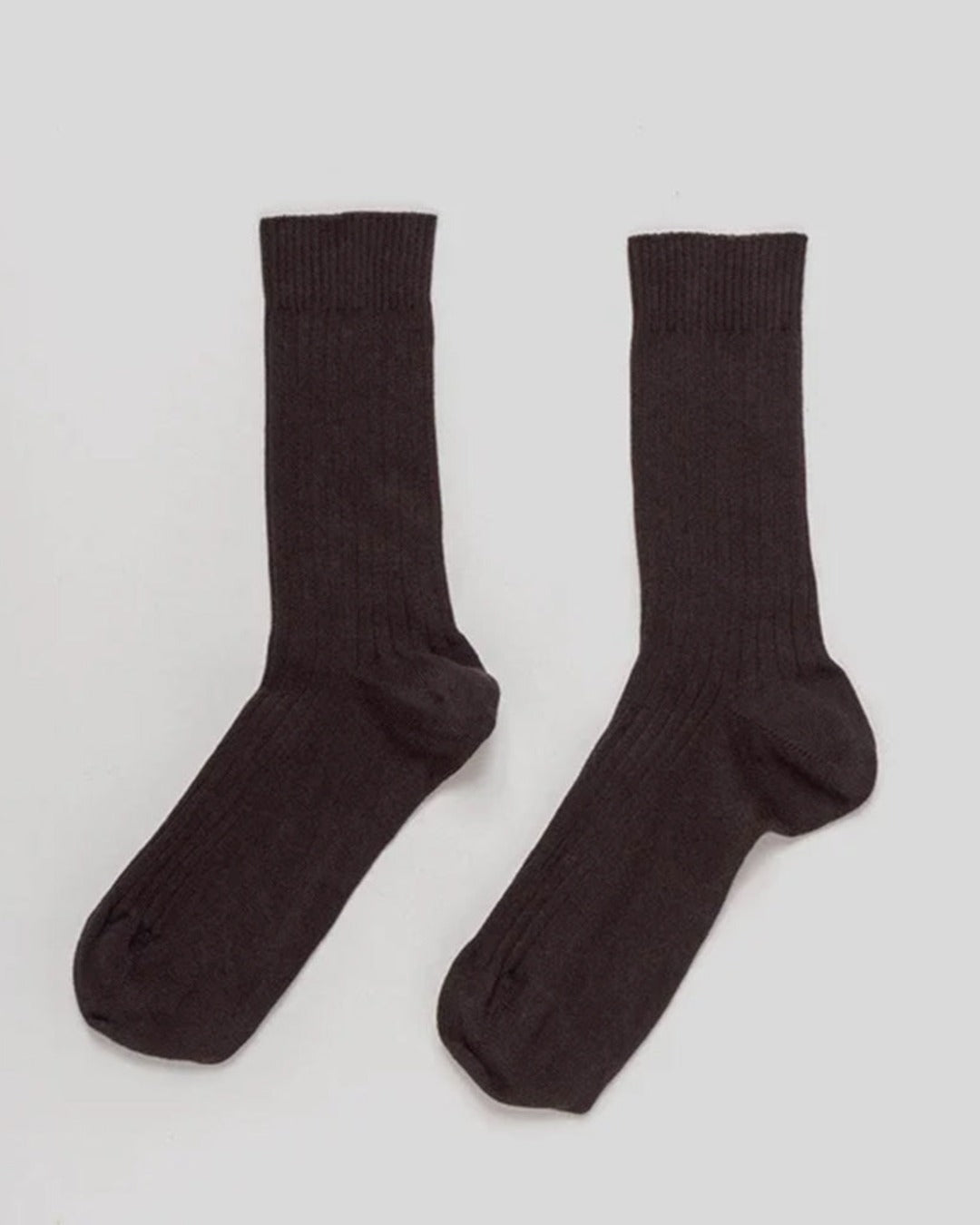 Baserange - Chaussettes Mi-Hautes Côtelées - Tactile