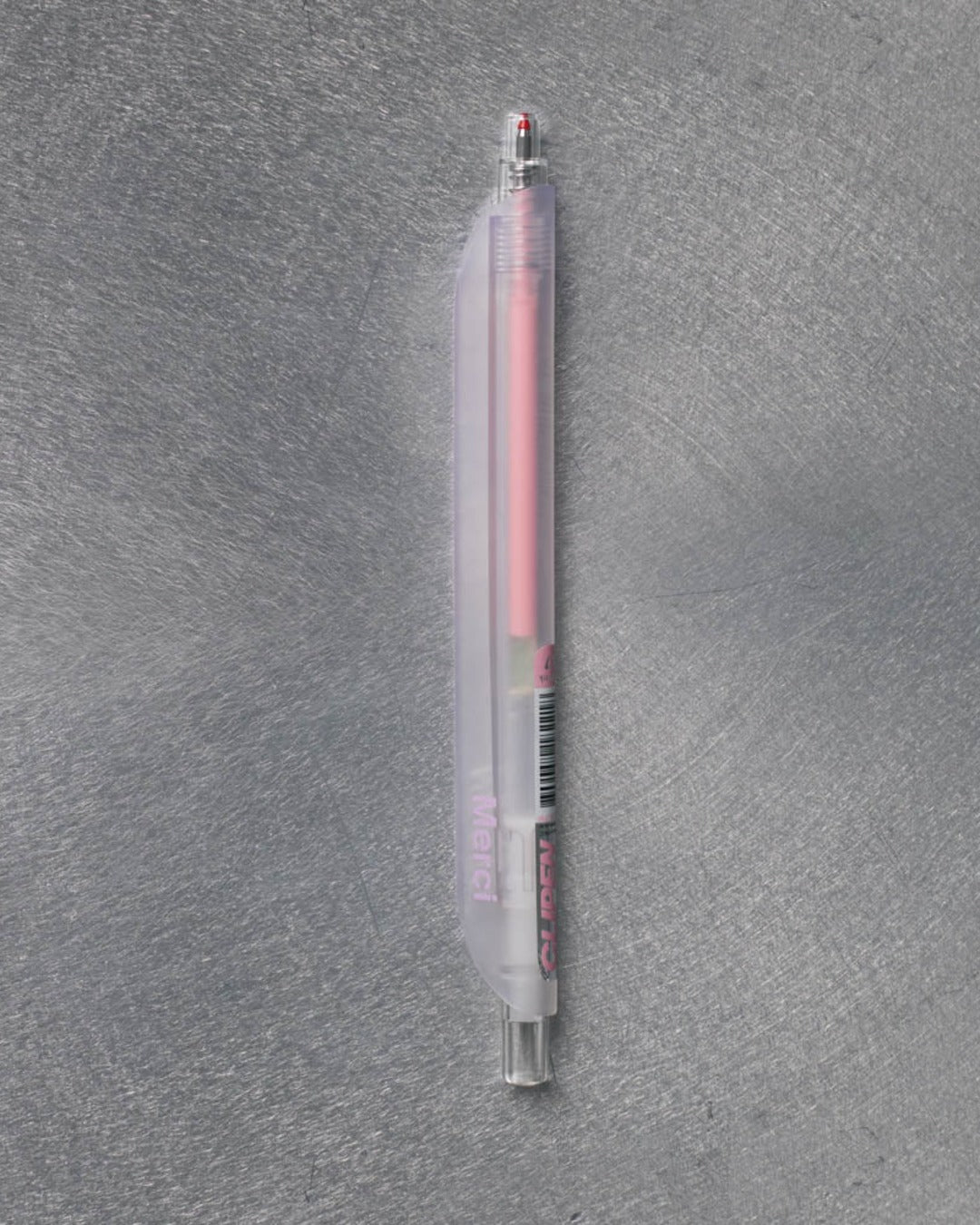 Merci - Stylo Transparent - Rose