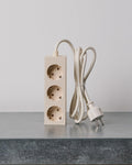 Pedestal - 2M power strip - Pearl
