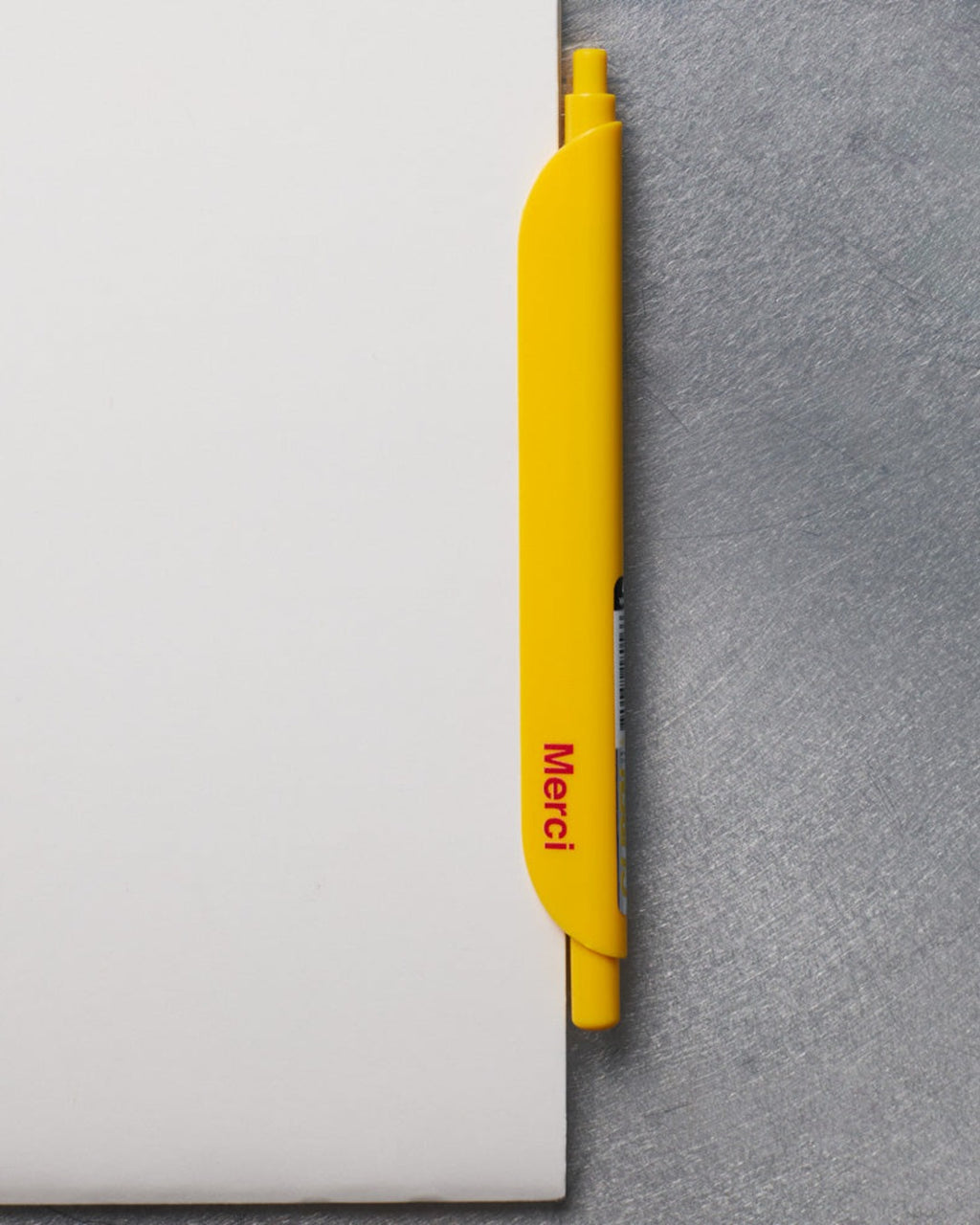 Merci - Stylo - Jaune