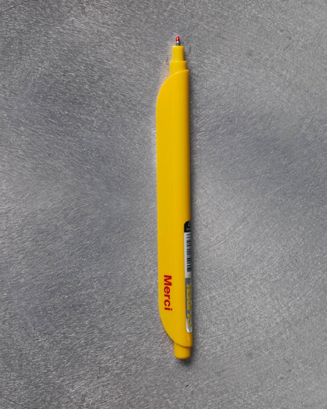 Merci - Stylo - Jaune