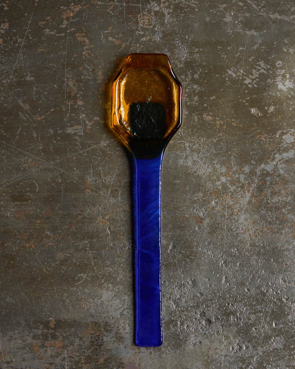Saudade Collective - Glass coffee spoon - Yellow