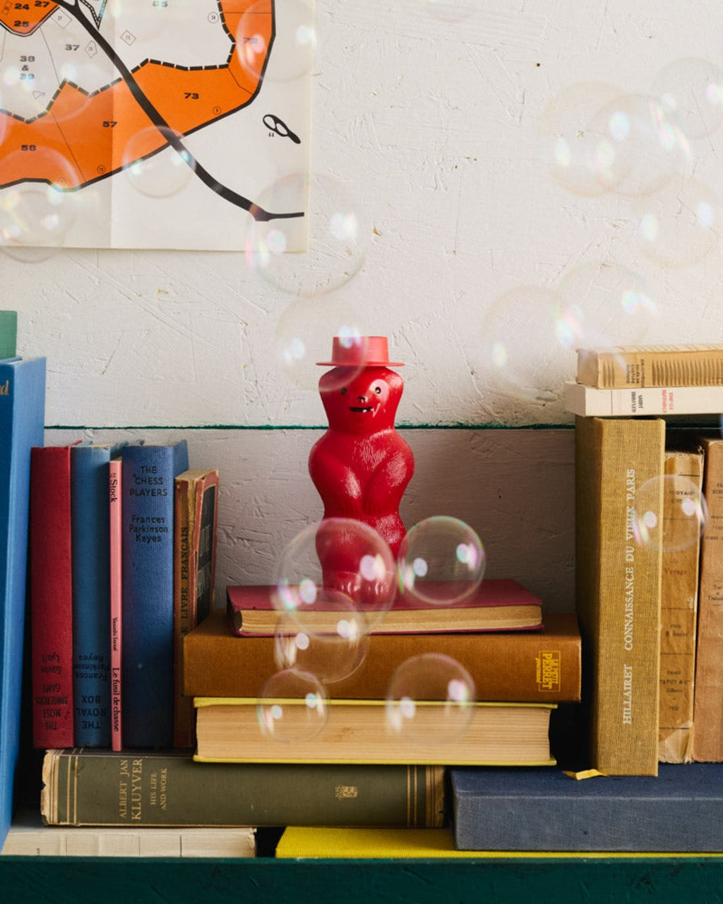 Pustefix - Bulles De Savon Ours - Rouge