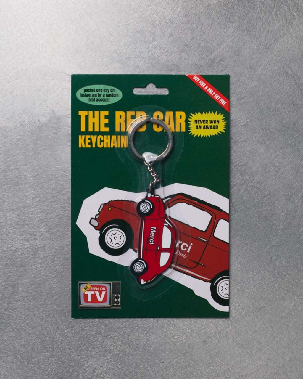 Merci - Porte Clé Fiat 500