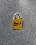 Merci - Pin's - Tote Bag Jaune