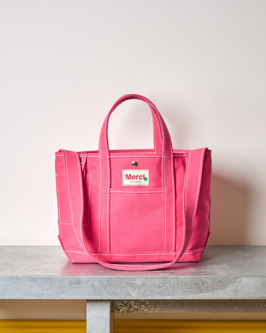 Merci - Cabas Candide Uni - Rose