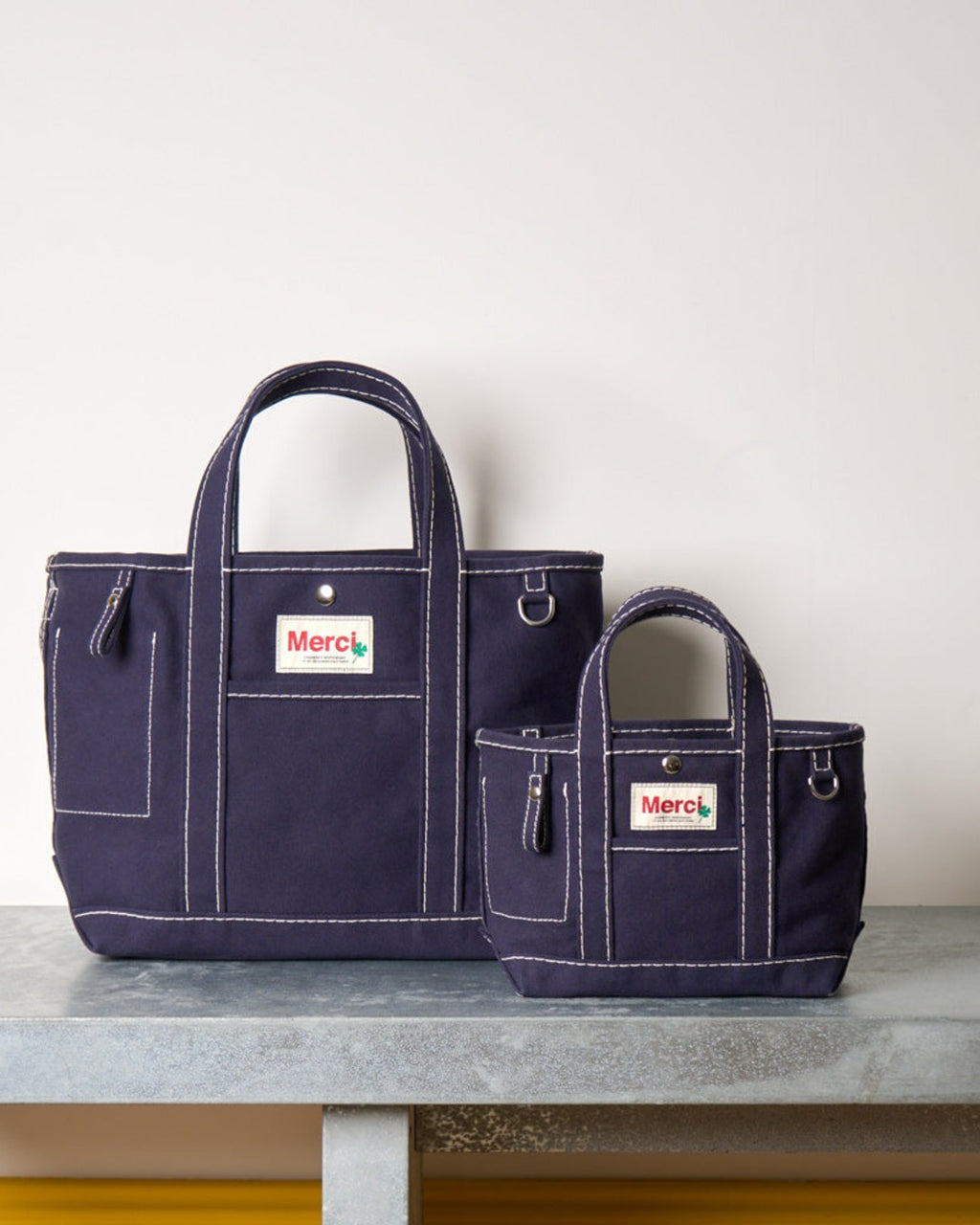 Merci - Candide shopping bag Solid - Navy