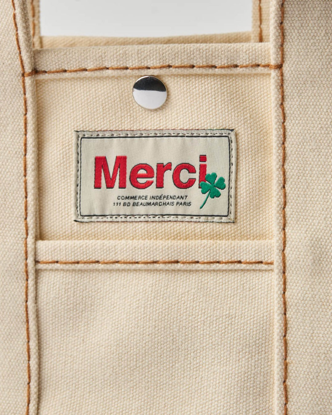 Merci - Cabas Candide Uni - Ecru