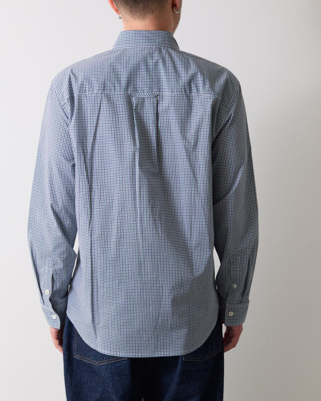 Merci - Chemise Sacha - Carreaux Vert & Bleu