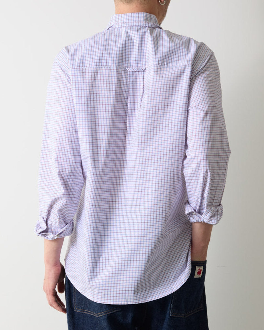 Merci - Chemise Sacha - Carreaux Bleu & Rouge