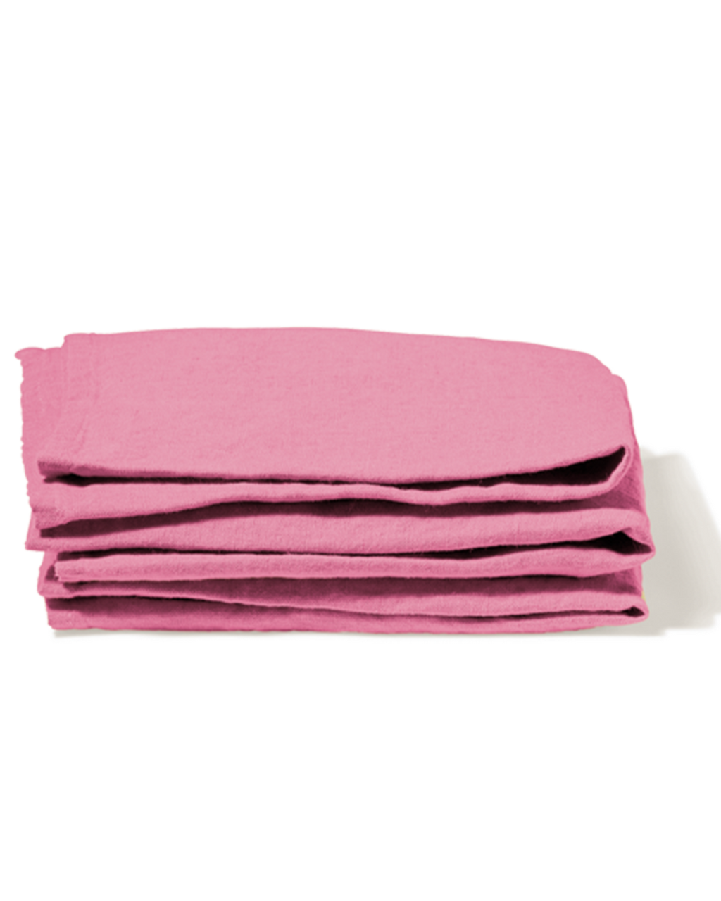 Merci - Serviette De Table En Lin Lavé - Rose Garance