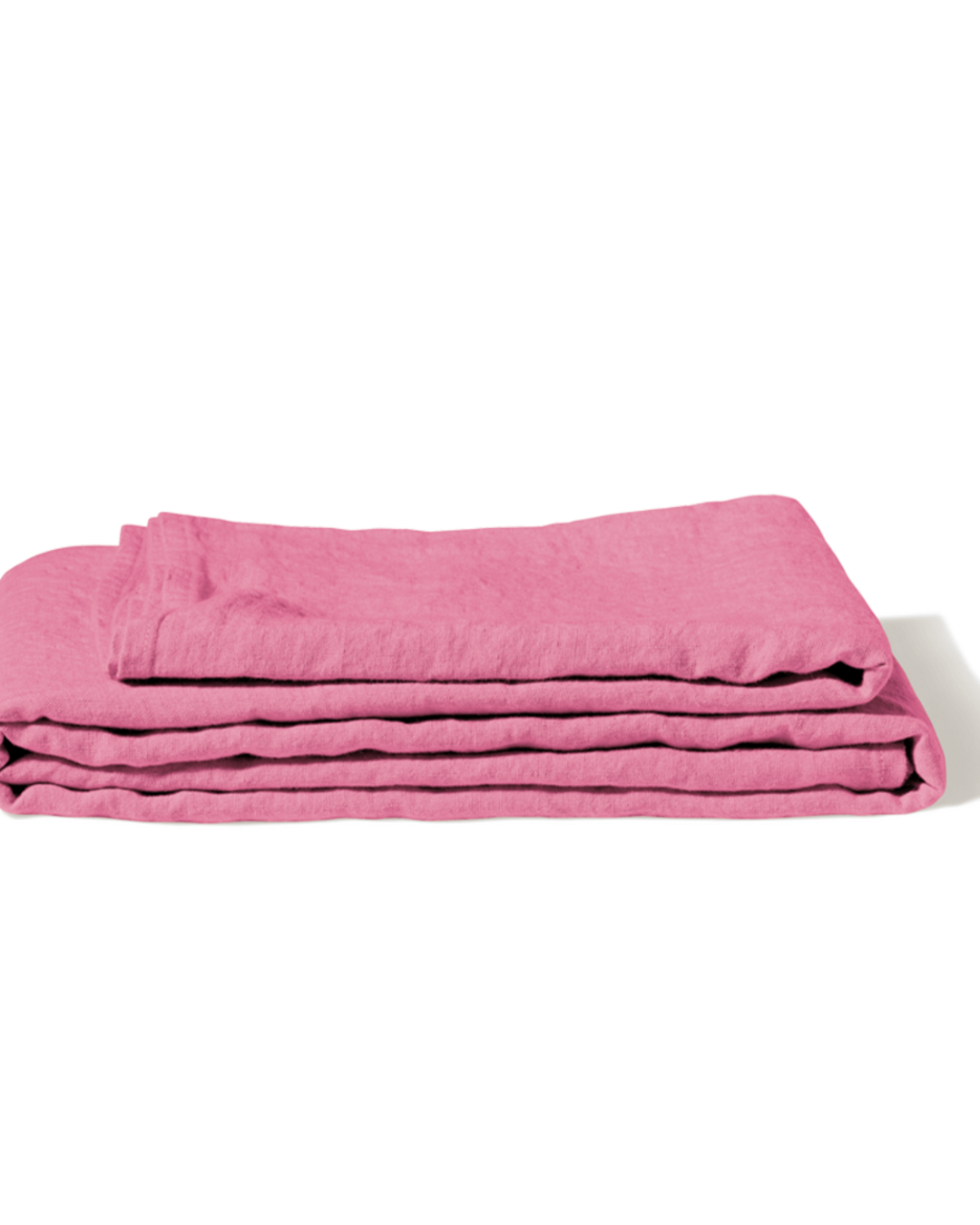 Merci - Washed linen tablecloth - Garance Pink