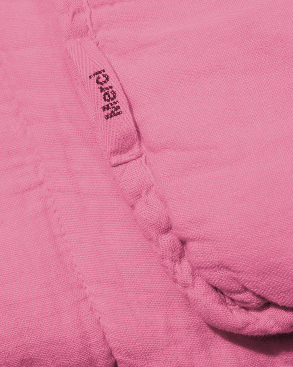 Merci - Pure washed linen quilt - Garance Pink