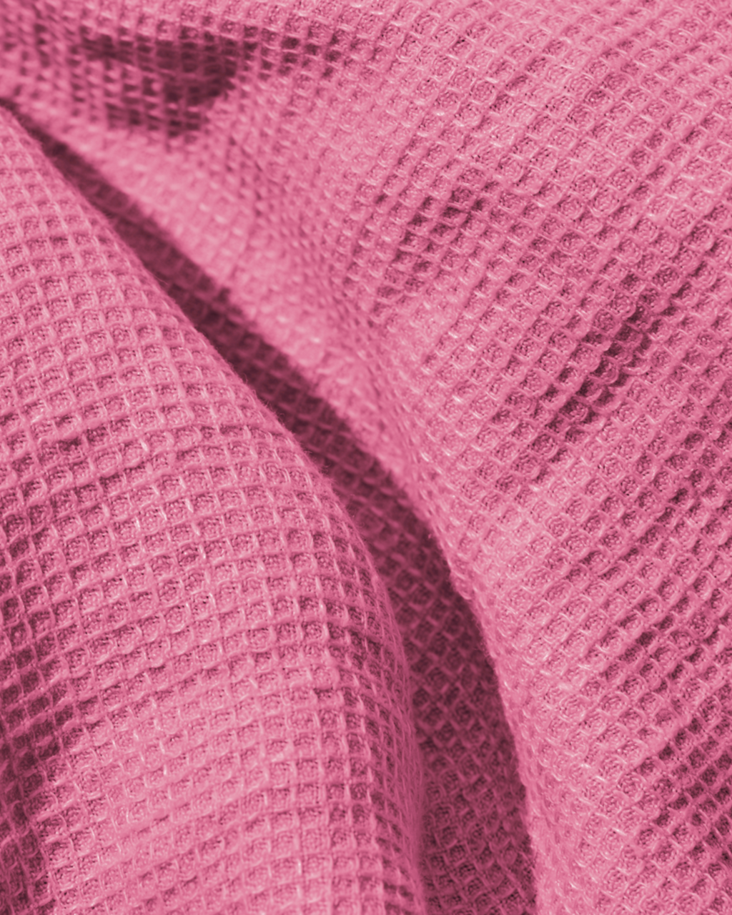 Merci - Serviette De Bain Invité En Lin Nid D'Abeille - Rose Garance