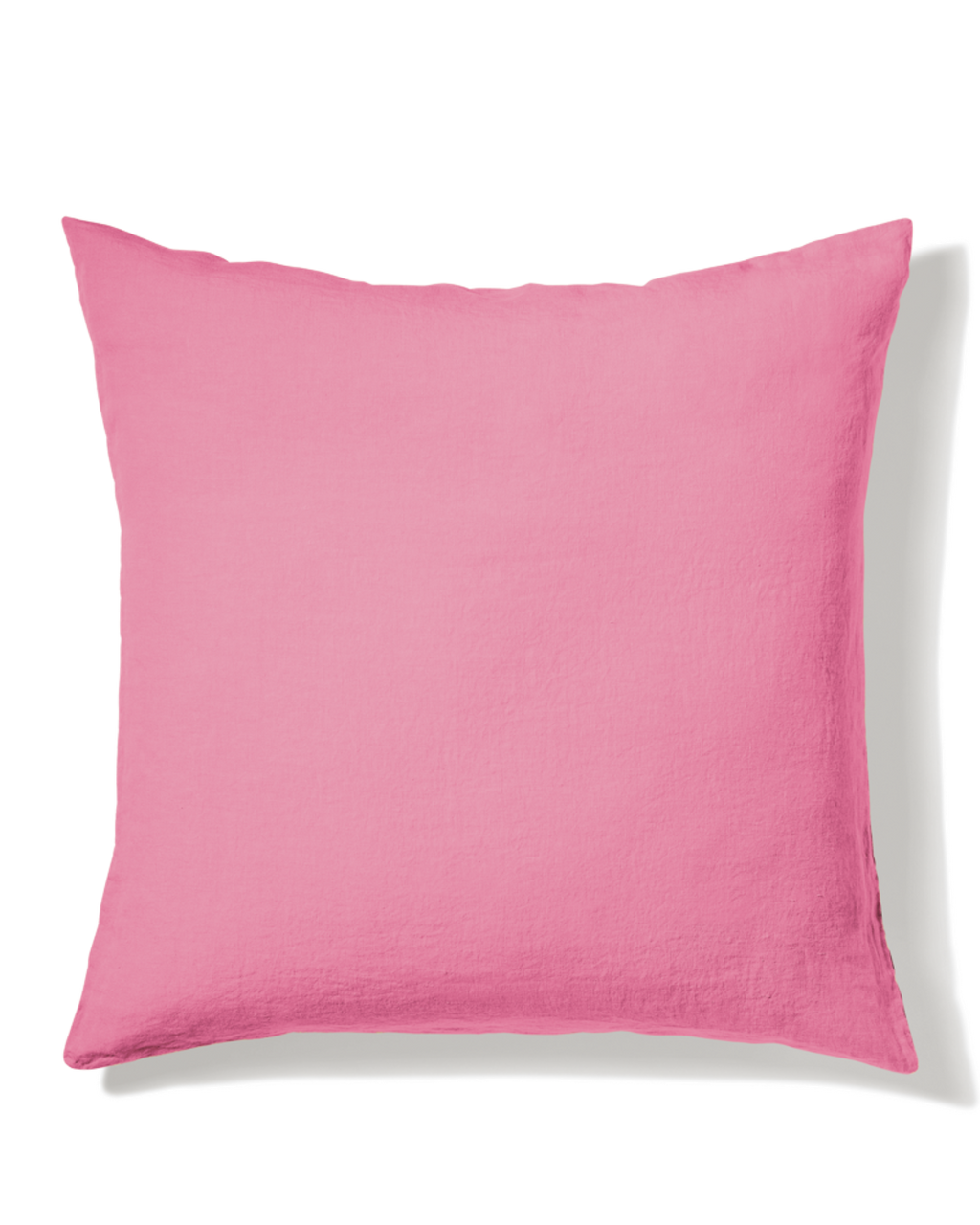 Merci - Washed linen pillowcase - Garance Pink