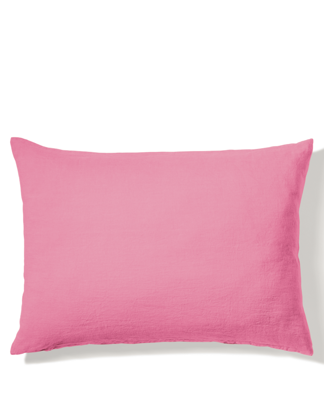 Merci - Washed linen pillowcase - Garance Pink