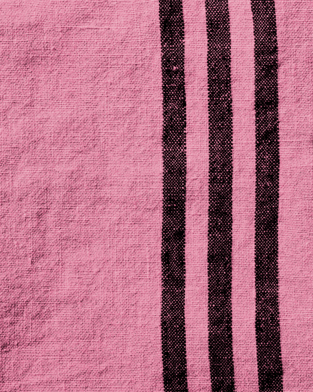 Merci - Washed linen tea towel - Garance Pink