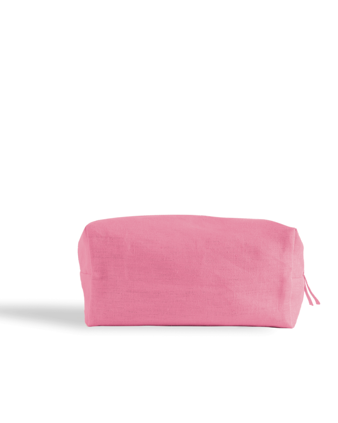 Merci - Trousse De Toilette En Lin Lavé - Rose Garance