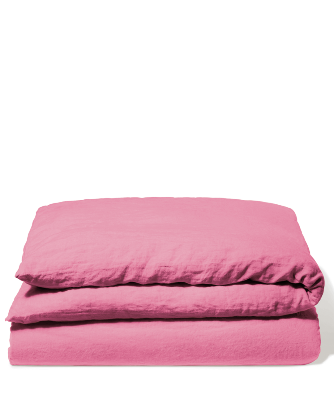Merci - Housse De Couette En Lin Lavé - Rose Garance