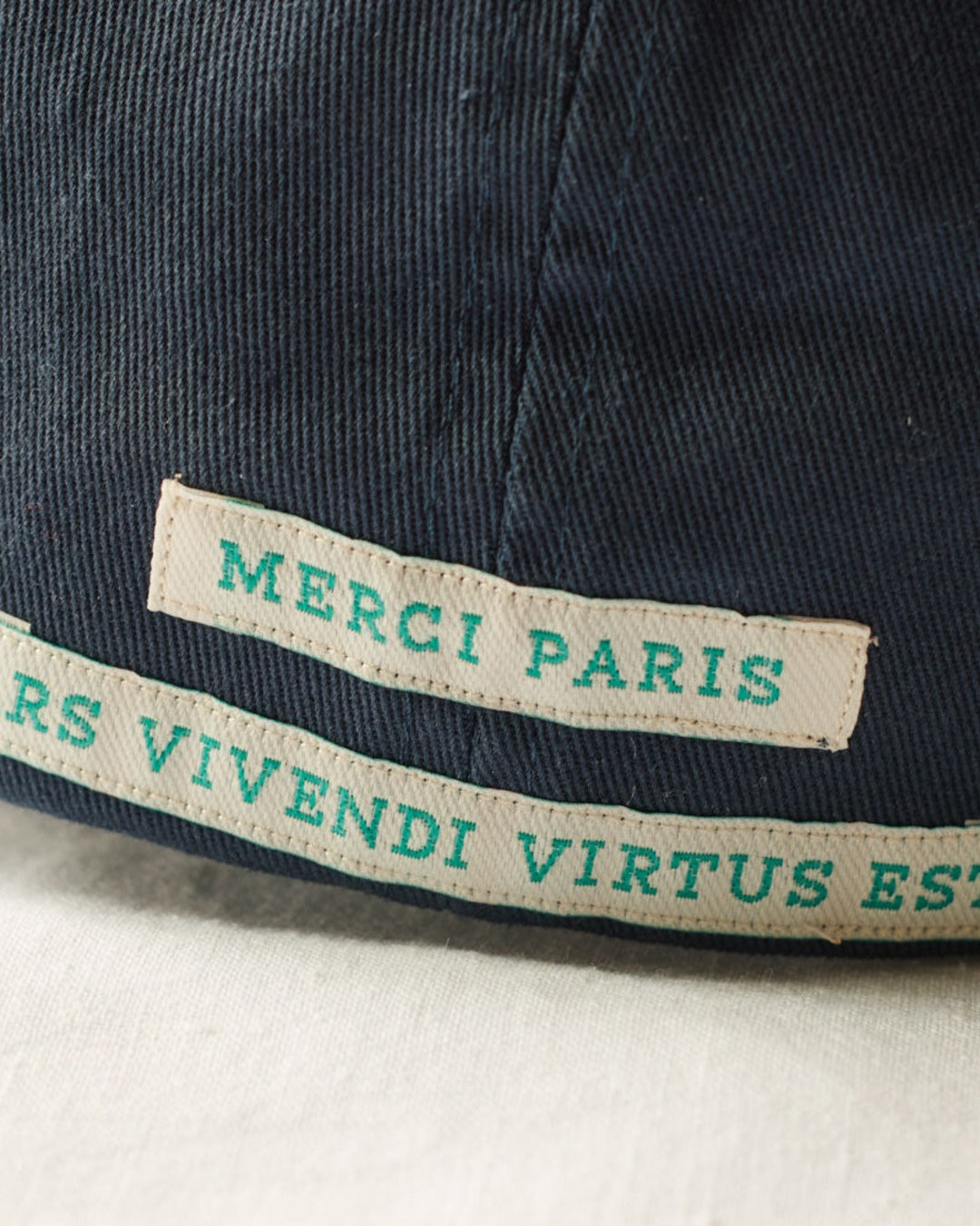 Merci - Casquette Mp - Marine & Blanc