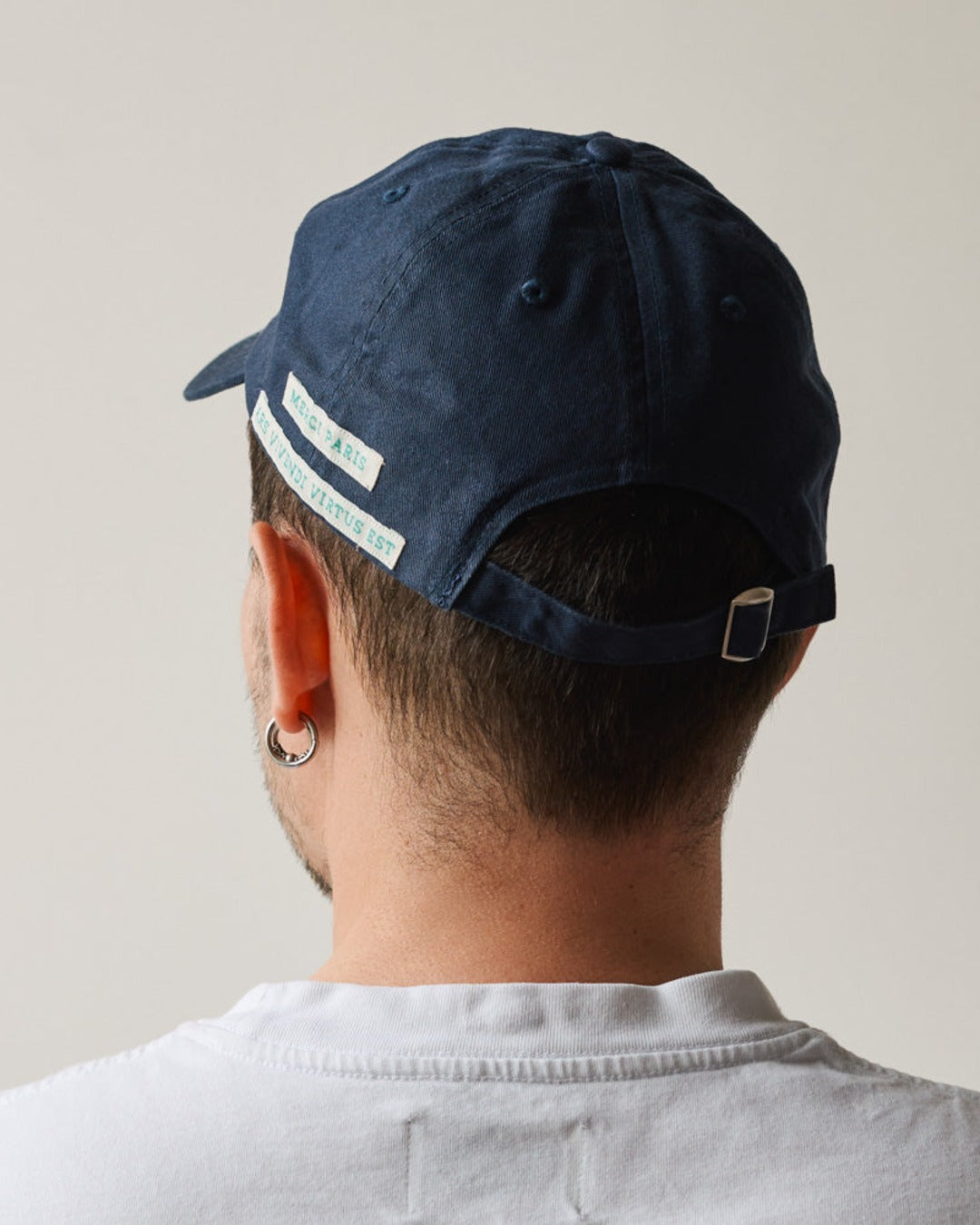 Merci - Casquette Mp - Marine & Blanc