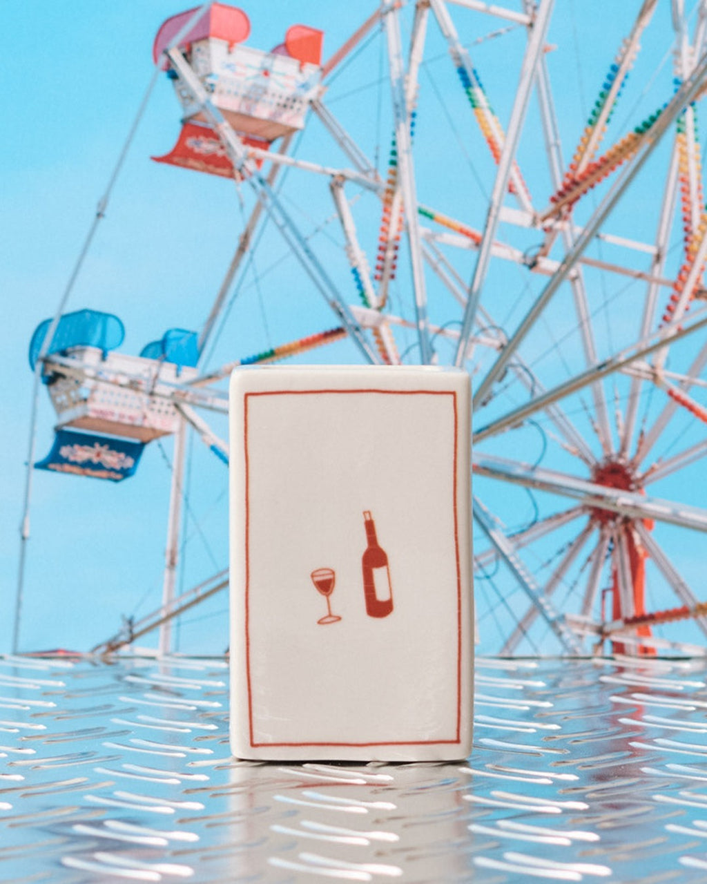 Ini Ceramique - Ceramic Matchbox - Wine
