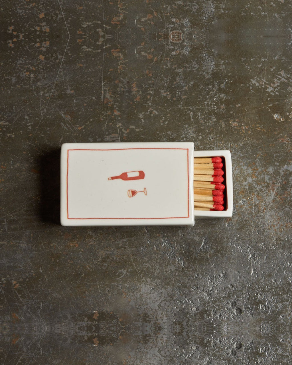 Ini Ceramique - Ceramic Matchbox - Wine