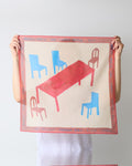 Merci - Ars Vivendi Virtus Est Bandana - Red, Blue & Beige